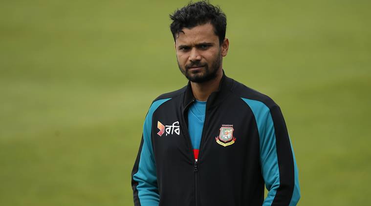 Britain Cricket - Bangladesh Nets - Sophia Gardens - June 8, 2017 Bangladesh's Mashrafe Mortaza during nets Action Images via Reuters / Andrew Couldridge Livepic EDITORIAL USE ONLY.