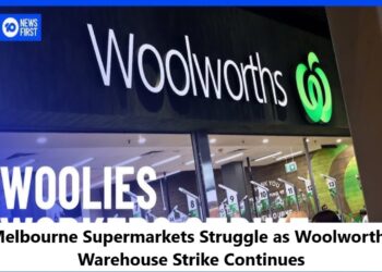 Melbourne Supermarkets Struggle as Woolworths Warehouse Strike Continues