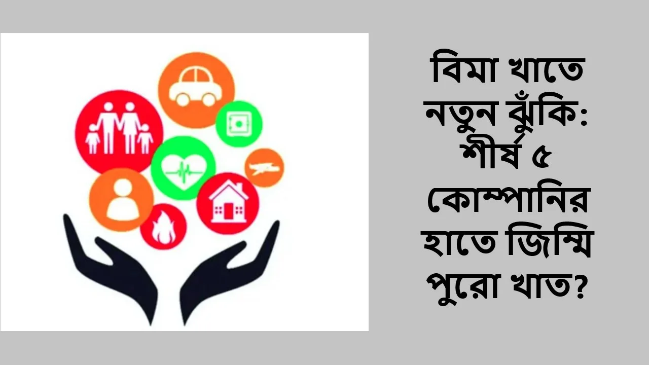 বিমা খাতে নতুন ঝুঁকি: শীর্ষ ৫ কোম্পানির হাতে জিম্মি পুরো খাত?