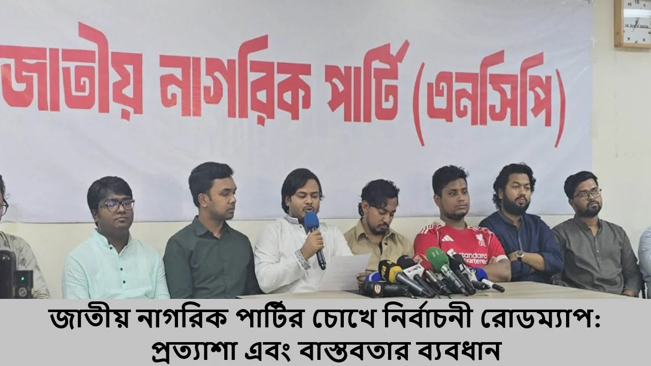জাতীয় নাগরিক পার্টির চোখে নির্বাচনী রোডম্যাপ: প্রত্যাশা এবং বাস্তবতার ব্যবধান
