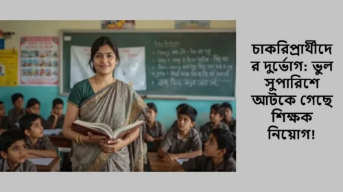 চাকরিপ্রার্থীদের দুর্ভোগ: ভুল সুপারিশে আটকে গেছে শিক্ষক নিয়োগ!