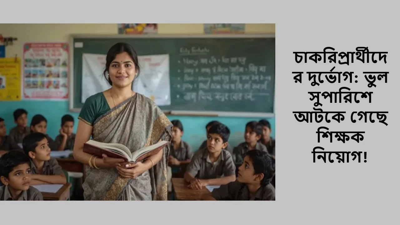 চাকরিপ্রার্থীদের দুর্ভোগ: ভুল সুপারিশে আটকে গেছে শিক্ষক নিয়োগ!