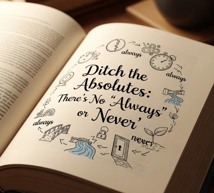 Ditch the Absolutes : There's No "Always" or "Never