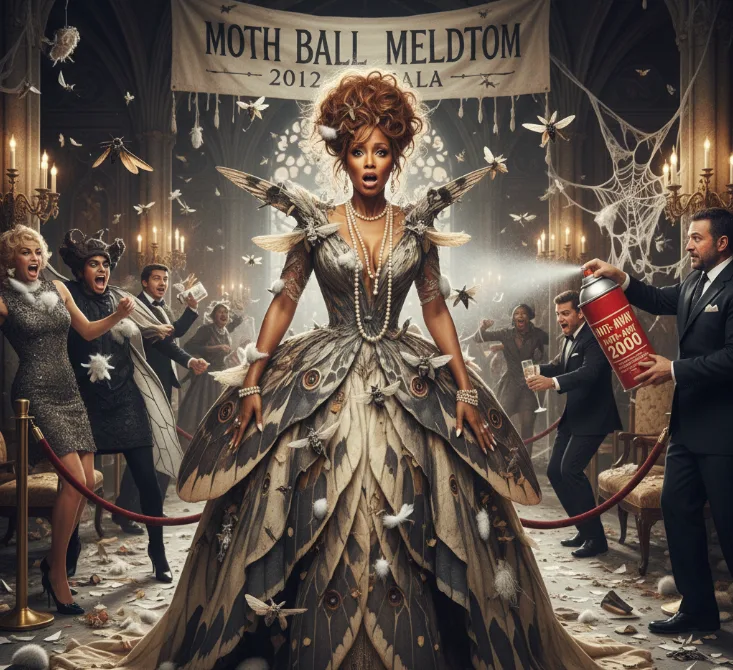 Tyra Banks’ Moth Ball Meltdown (2012)
