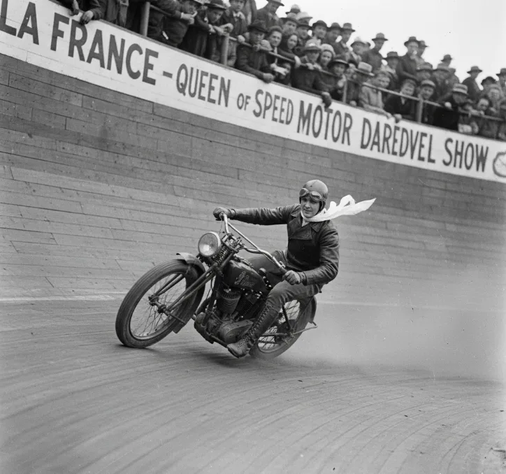 Lillian La France: Motorcycle Stunt Rider