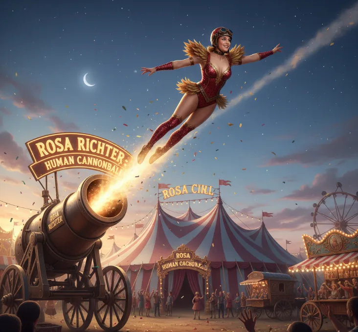 Rosa Richter: Human Cannonball