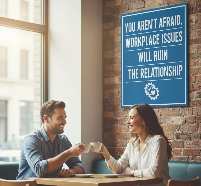 You Aren’t Afraid Workplace Issues Will Ruin the Relationship