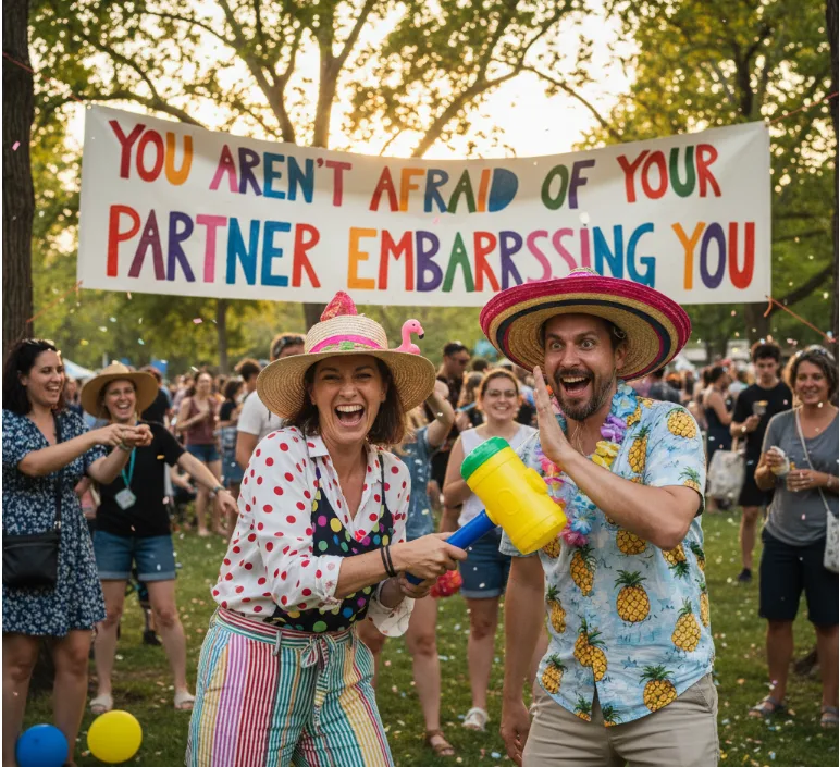 You Aren’t Afraid of Your Partner Embarrassing You