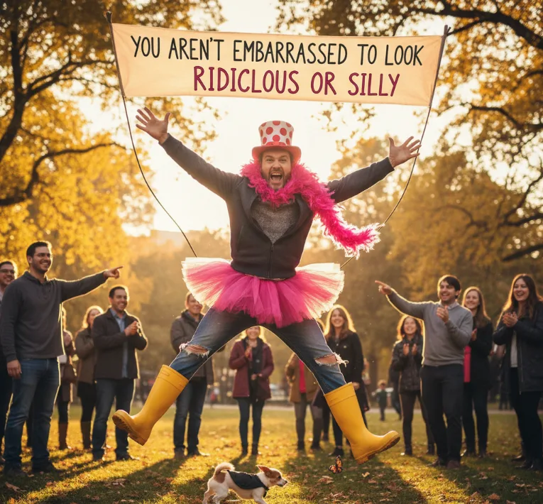 You Aren’t Embarrassed to Look Ridiculous or Silly