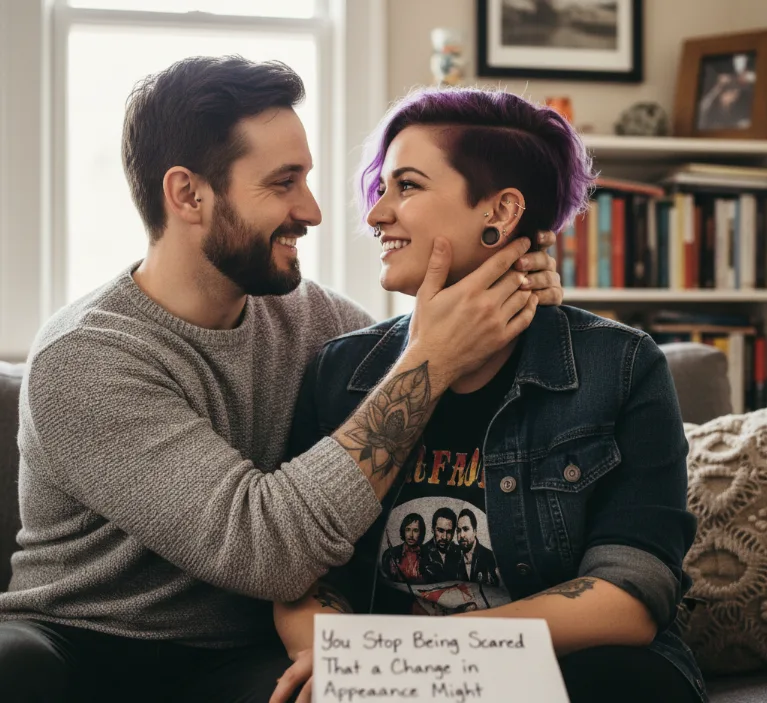 You Stop Being Scared That a Change in Appearance Might Affect Your Relationship